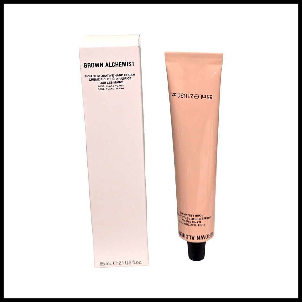 Grown Alchemist Rich Restorative Hand Cream Rose Ylang-Ylang 65ml 2.1oz NEW